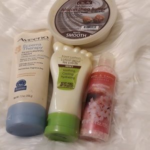 Bundle of creams and sea salt